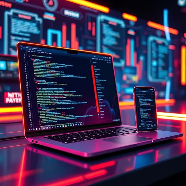 Custom web application interface with advanced features and interactive elements